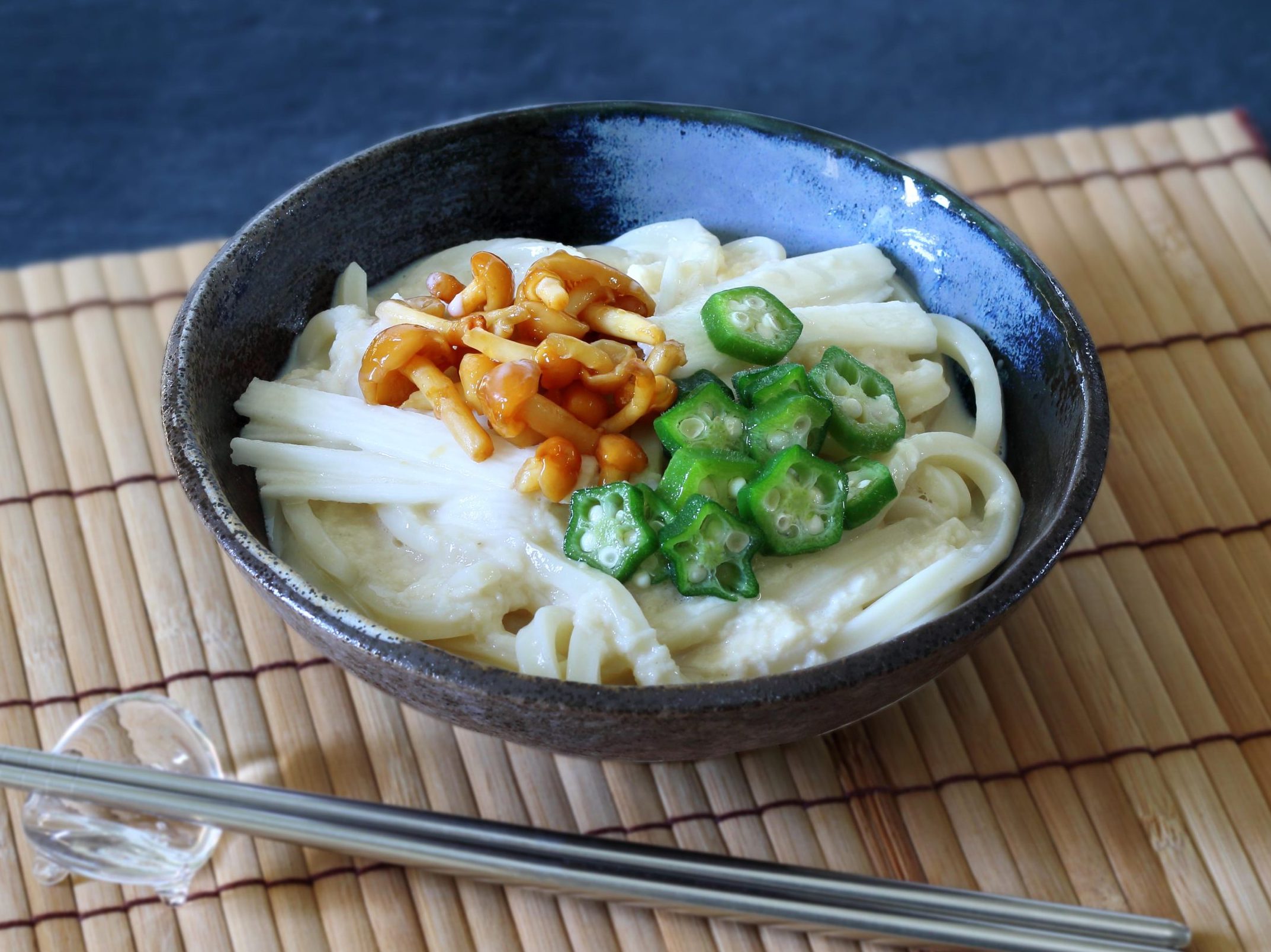 冷やし豆乳うどん